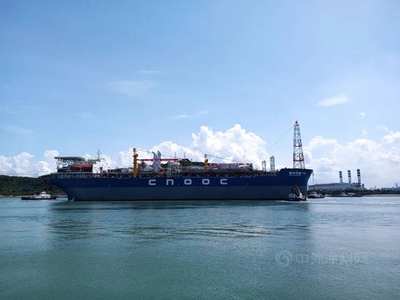 中遠關(guān)西為“海洋石油116”FPSO披上“盔甲”，揚帆起航奔赴海上新征程